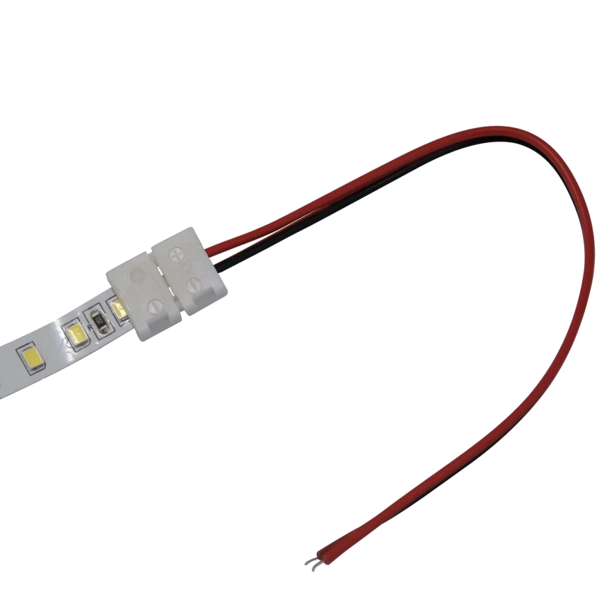 Paindlik ühepoolne konnektor 2-kontatliste LED ribade jaoks 8 mm