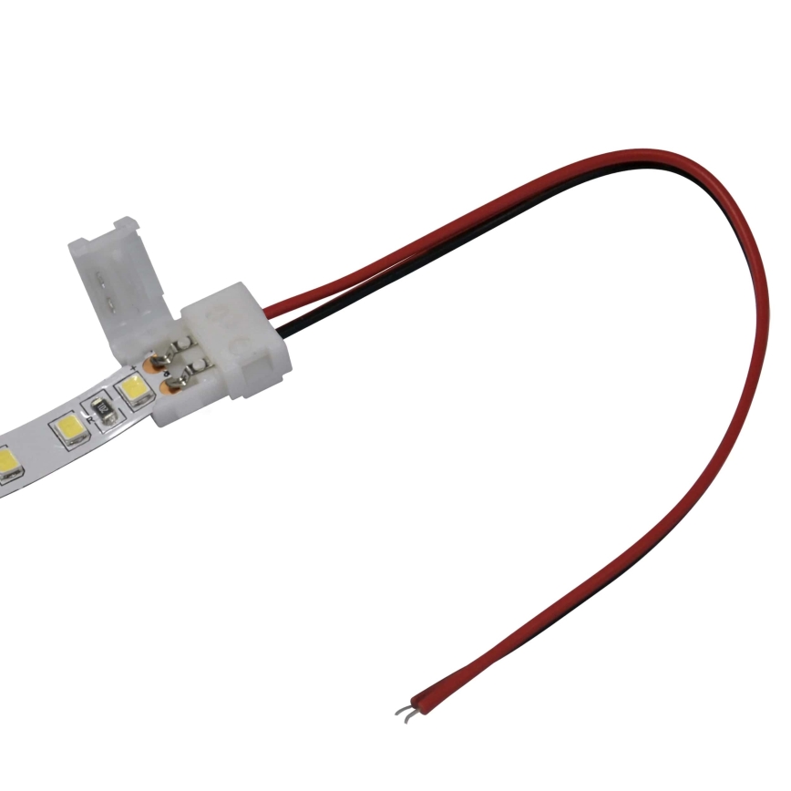 Paindlik ühepoolne konnektor 2-kontatliste LED ribade jaoks 8 mm