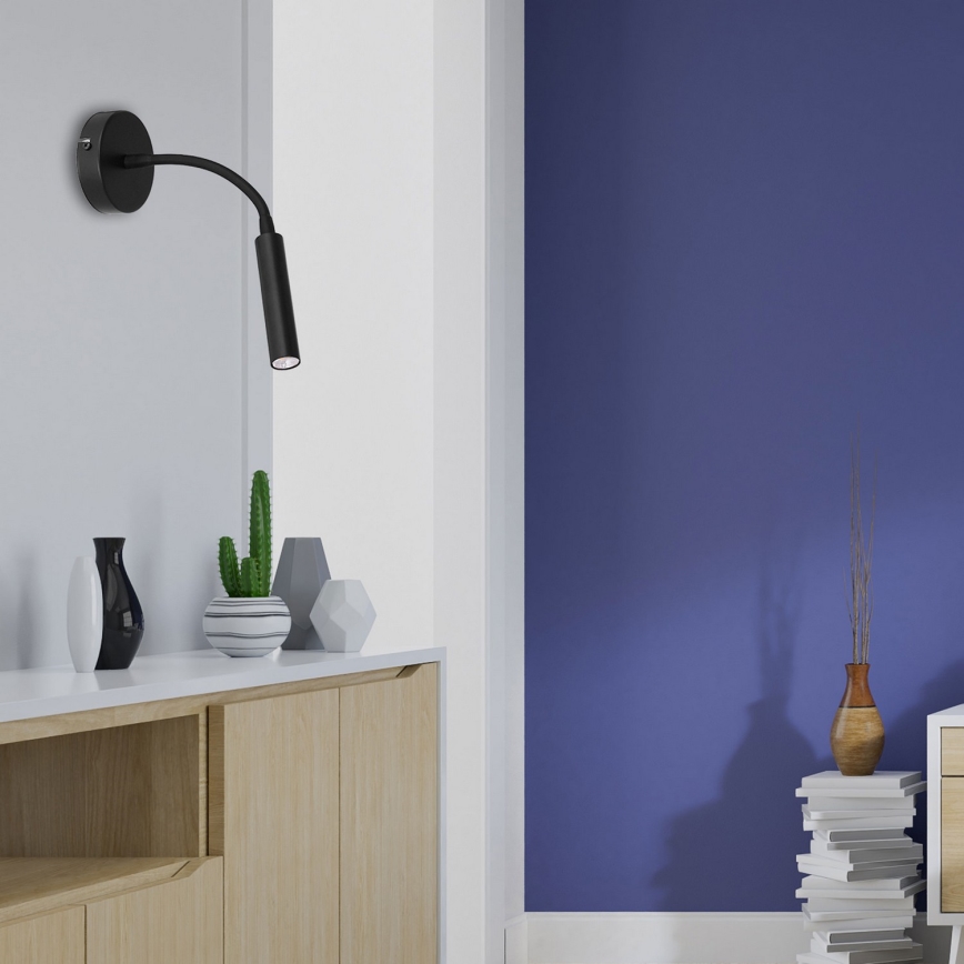Paindlik väike lamp ARDEN 1xG9/8W/230V must