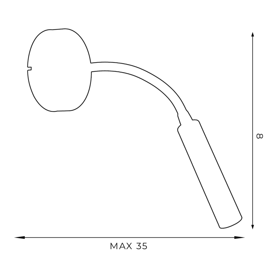 Paindlik väike lamp ARDEN 1xG9/8W/230V must