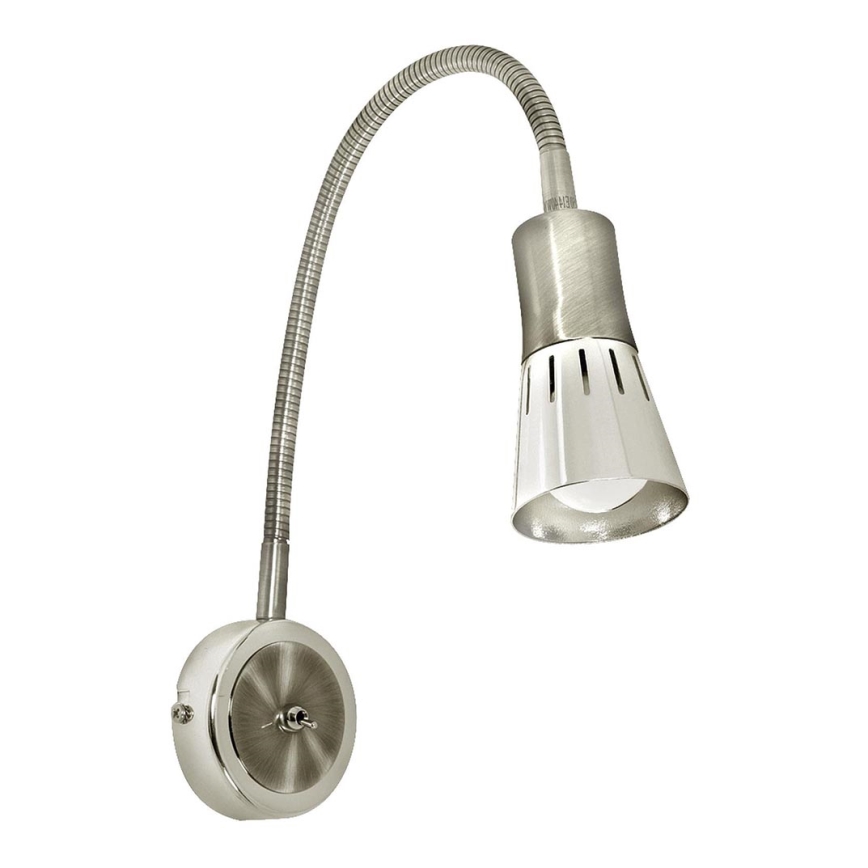 Paindlik väike lamp ARENA 1xE14/40W/230V matt kroom