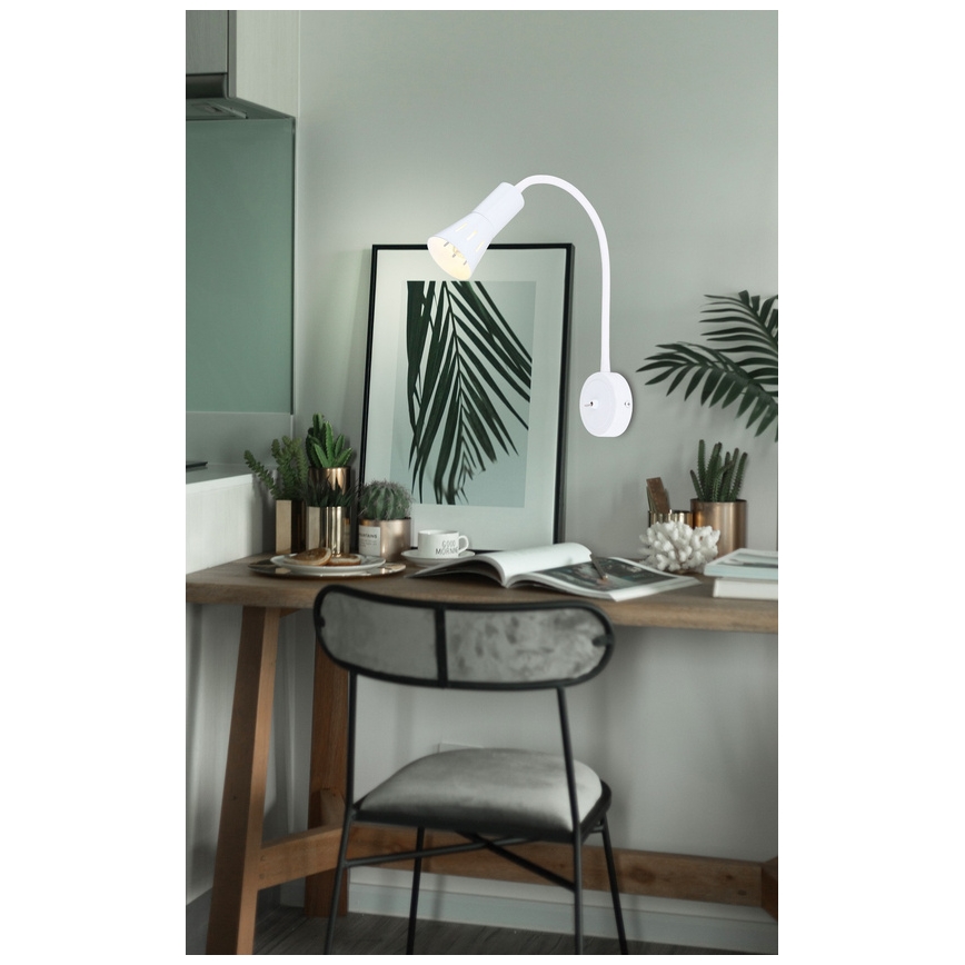 Paindlik väike lamp ARENA 1xE14/40W/230V valge