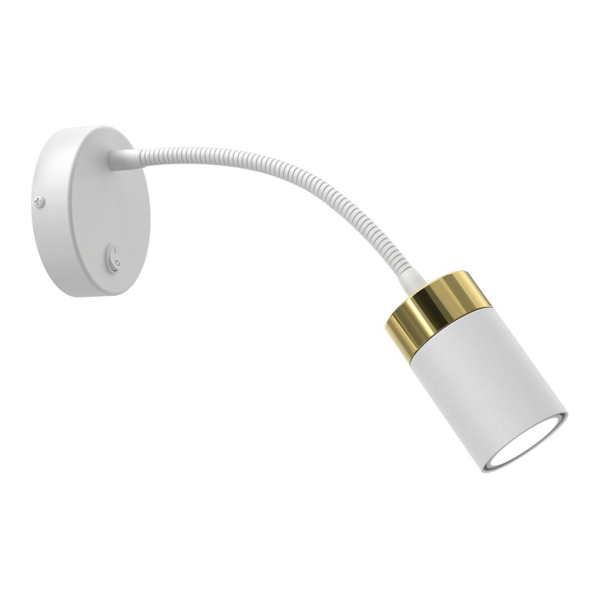 Paindlik väike lamp JOKER 1xGU10/8W/230V valge/kuldne