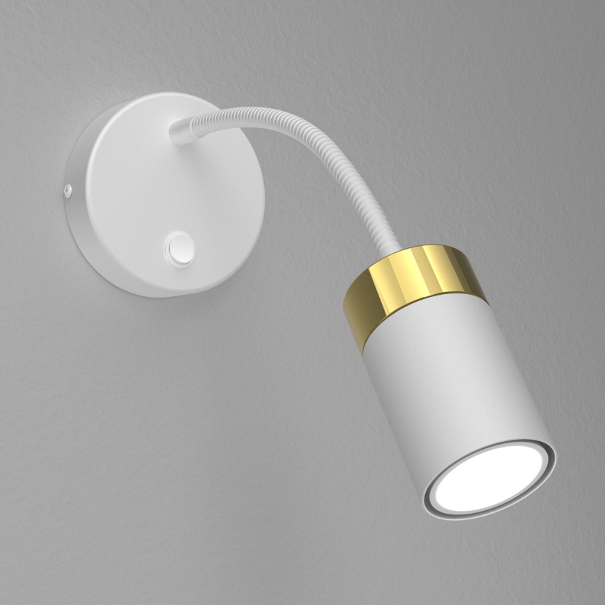 Paindlik väike lamp JOKER 1xGU10/8W/230V valge/kuldne