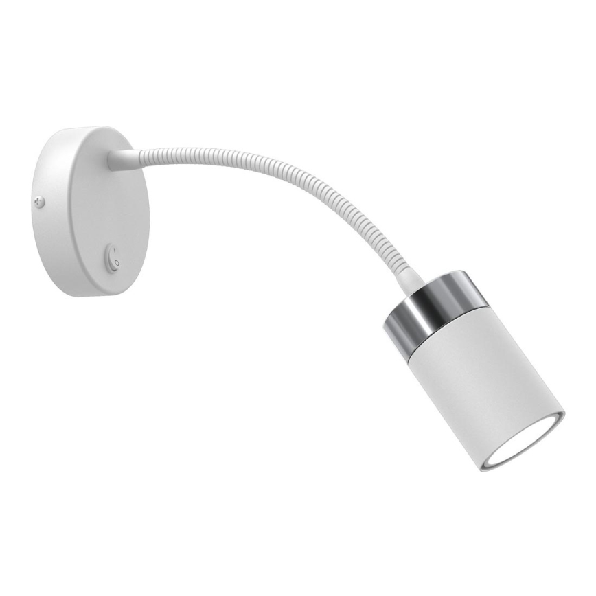 Paindlik väike lamp JOKER 1xGU10/8W/230V valge/matt kroom