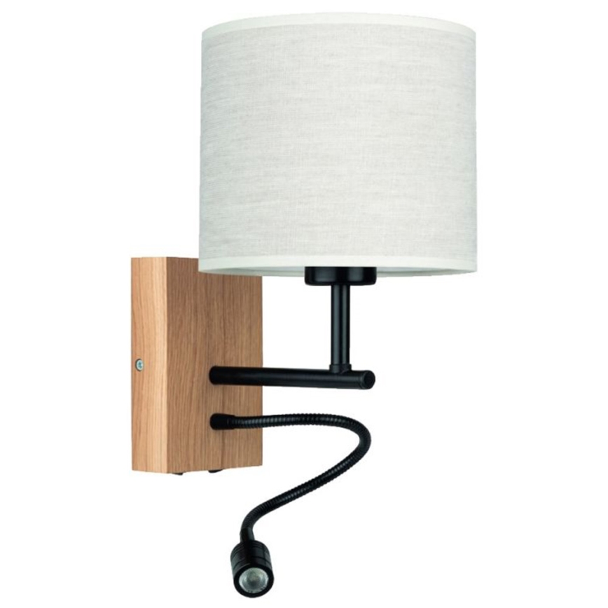 Paindlik valgusti BOHO 1xE27/25W + LED/1W/230V tamm