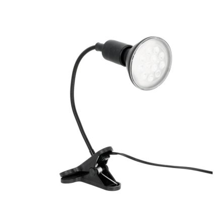 Paindlik lauavalgusti taimekasvatusse klambriga PLANTY 1xE27/30W/230V must