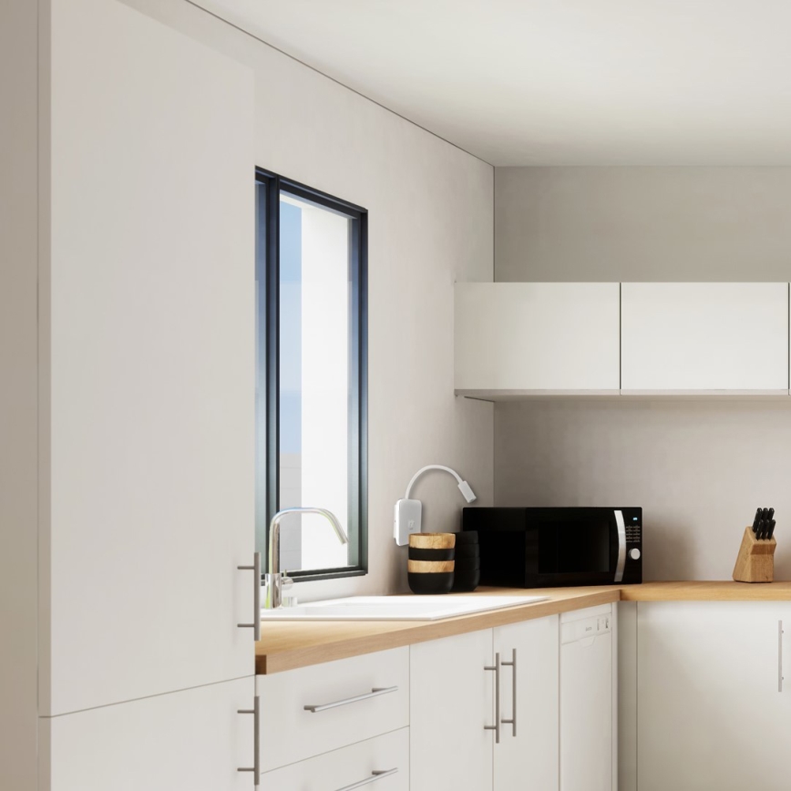 Painduv LED-seinavalgusti USB-iga BASE LED/8W + LED/2W/230V, valge