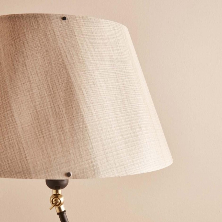 Painduv põrandalamp AYD 1xE27/40W/230V must/beež