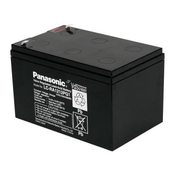 Panasonic LC-RA1212PG1 - pliiaku 12V/12AH/faston 6,3 mm