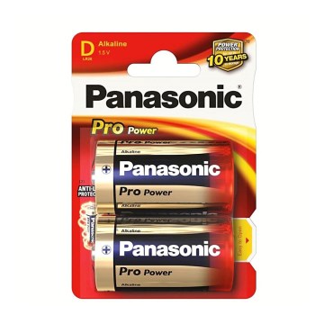 Panasonic LR20 PPG - 2tk Leelispatarei D Pro Power 1.5V