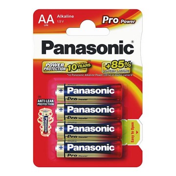 Panasonic LR6 PPG - 4tk leelispatareid AA Pro Power 1.5V