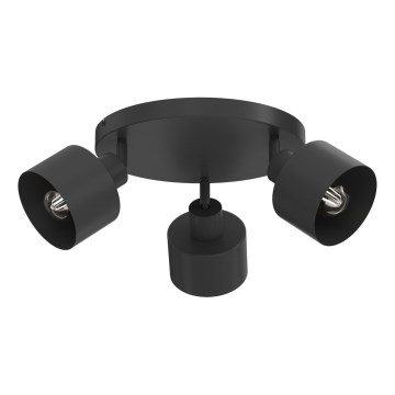 PARKLA punktvalgusti 3xE27/15W/230V must