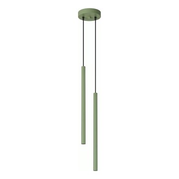 PASTELO juhtmega rippvalgusti 2xG9/8W/230V roheline