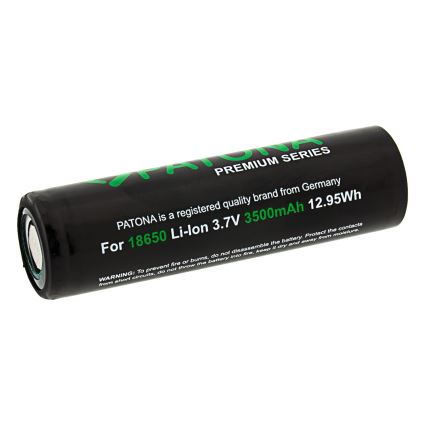 PATONA - 18650 liitium-ioonaku 3500 mAh PREMIUM 3,7V
