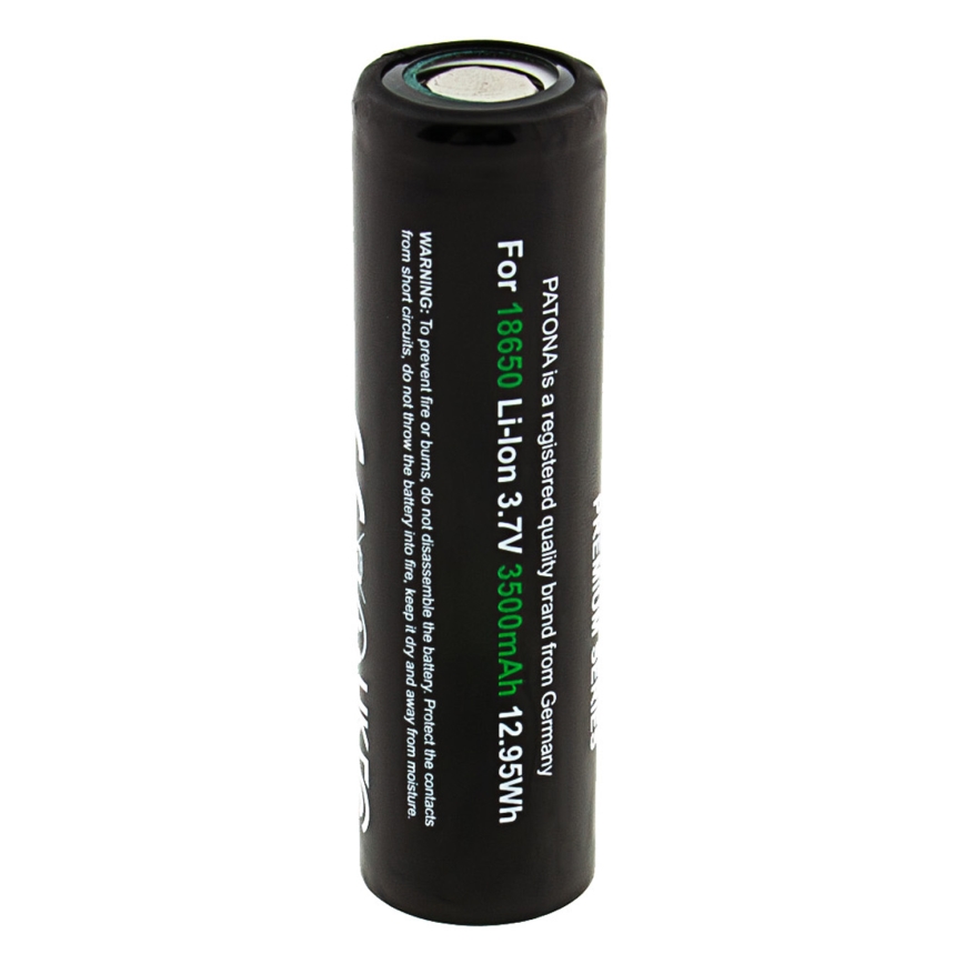 PATONA - 18650 liitium-ioonaku 3500 mAh PREMIUM 3,7V