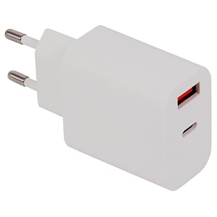 PATONA - Adapter koos USB ja USB-C väljundiga 18W Power delivery