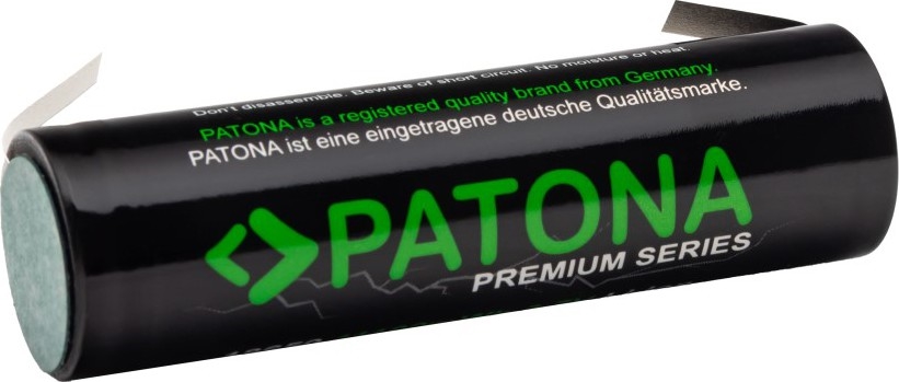 PATONA - Aku 18650 Li-lon 3000mAh PREMIUM 3,7V klemmidega jootmiseks
