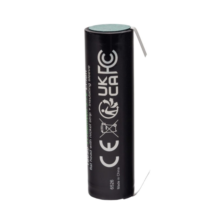 PATONA - Aku 18650 Li-lon 3000mAh PREMIUM 3,7V klemmidega jootmiseks