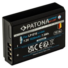 PATONA - Aku Canon LP-E10 1020mAh Li-Ion Platinum USB-C laadimisega