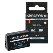 PATONA - Aku Canon LP-E17 1050mAh Li-Ion Platinum Kodeeritud