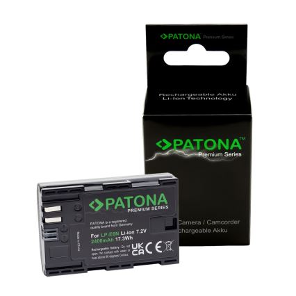 PATONA - Aku Canon LP-E6N 2400mAh Li-Ion Premium 80D