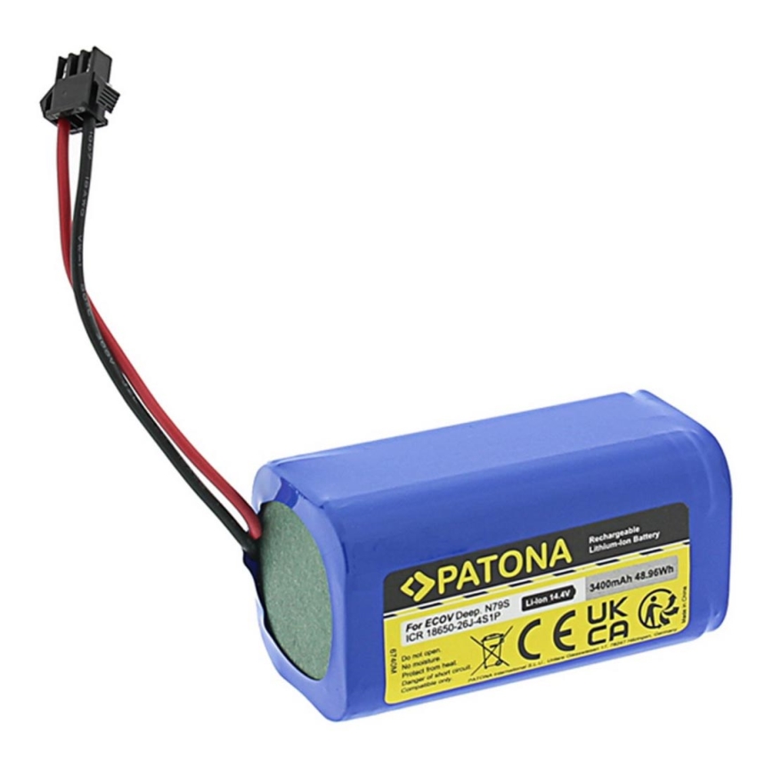 PATONA - Aku Ecovacs Deebot 600/N79/715 3400mAh Li-lon 14,4V