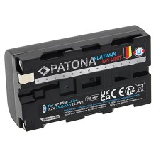 PATONA - Aku Sony NP-F550/F330/F570 3500mAh Li-Ion Platinum USB-C laadimine