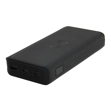 PATONA - Akupank 20000mAh 100W Li-lon 2xUSB-C/1x USB-A koos QI laadimisega