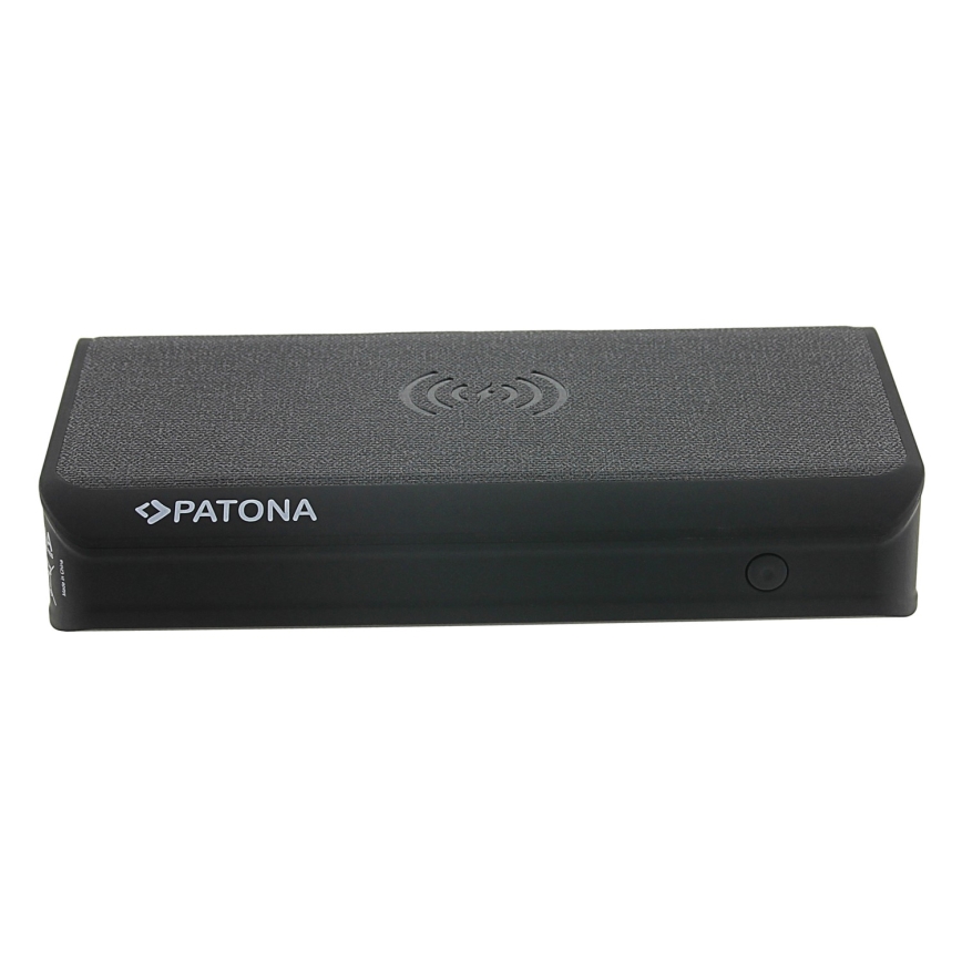 PATONA - Akupank 20000mAh 100W Li-lon 2xUSB-C/1x USB-A koos QI laadimisega
