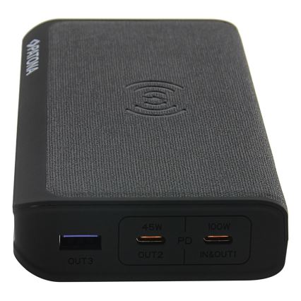 PATONA - Akupank 20000mAh 100W Li-lon 2xUSB-C/1x USB-A koos QI laadimisega