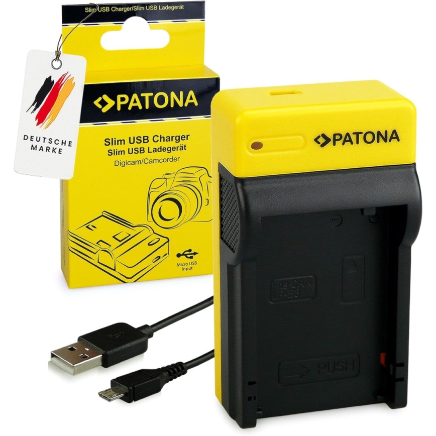 PATONA - Kaamera laadija Canon LP-E17 slim,USB