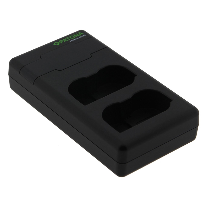 PATONA - Kiirlaadija Dual Nikon EN-EL15/EN-EL15C + kaabel USB-C 0,6m