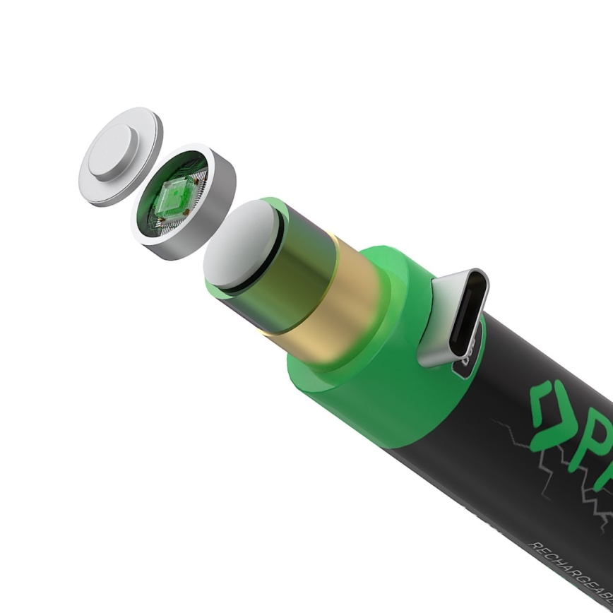 PATONA - KOMPLEKT 4x Aku AA/LR6 Li-Pol 2000mAh 1,5Vs koos USB-C laadimisega