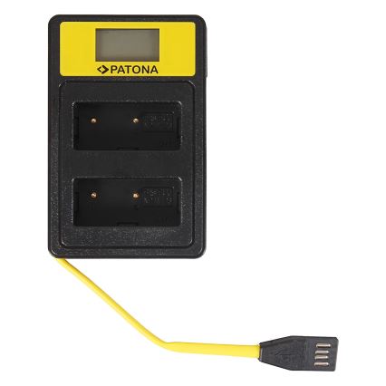 PATONA - Laadija Dual Fuji NP-W126 LCD,USB