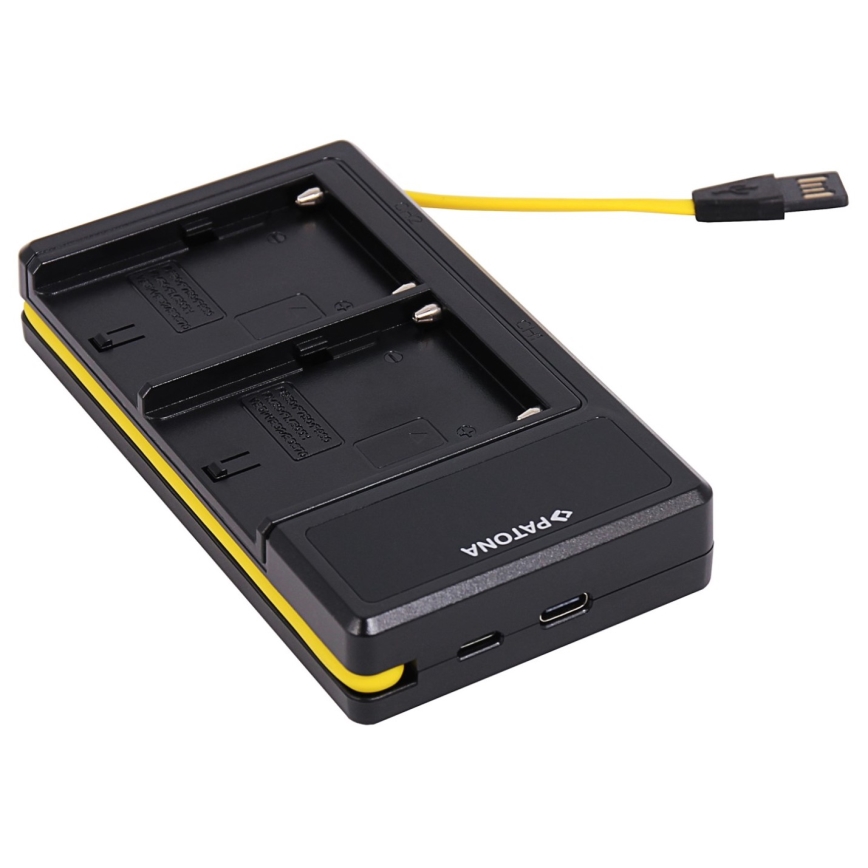 PATONA - Laadija Dual Sony NP-F970/F960/F950 USB