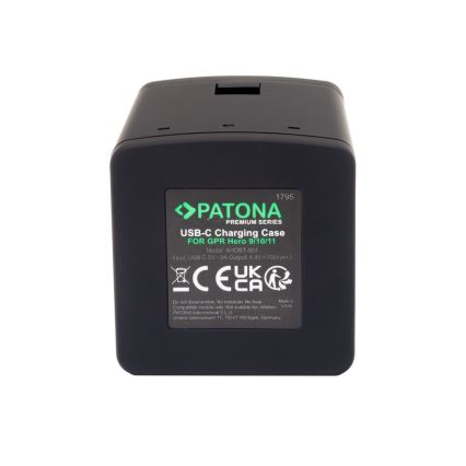 PATONA - Laadija Triple GoPro Hero 9/Hero 10/Hero 11/Hero 12