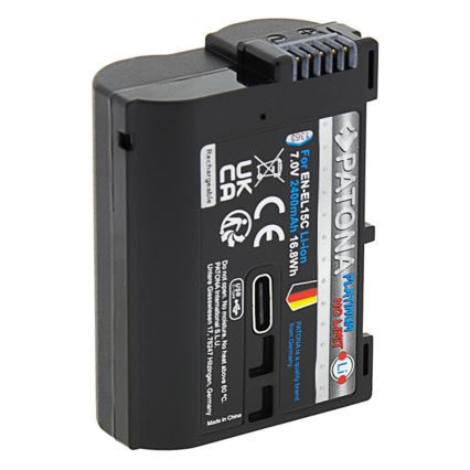 PATONA - Nikon EN-EL15C aku 2600 mAh Li-ion Platinum USB-C