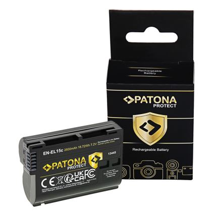 PATONA - Nikon EN-EL15C aku 2600 mAh liitiumioon Protect