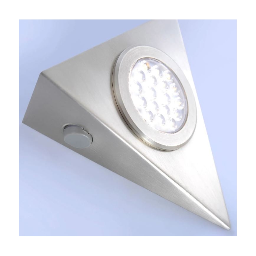 Paul Neuhaus 1119-55-3 - KOMPLEKT 3x LED Mööblivalgustus anduriga HELENA LED/2,5W/230V
