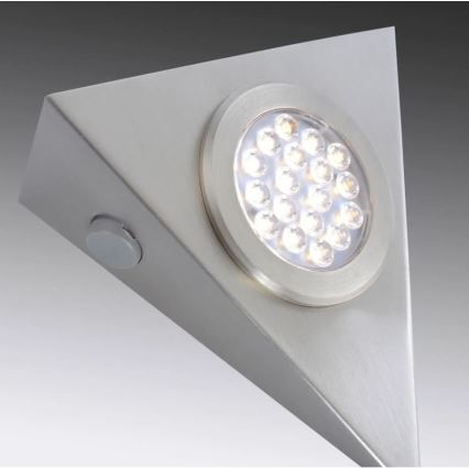 Paul Neuhaus 1119-55-3 - KOMPLEKT 3x LED Mööblivalgustus anduriga HELENA LED/2,5W/230V