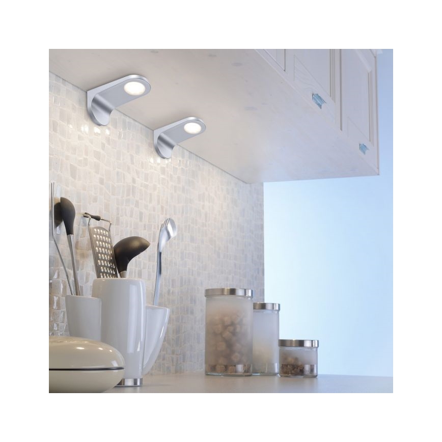 Paul Neuhaus 1157-21-2 - KOMPLEKT 2xLED Hämardatav mööblivalgusti LED/AMON 5,2W/230V