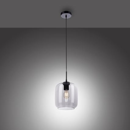 Paul Neuhaus 2002-25 - Lühter SHITAKE 1xE27/10W/230V d. 20 cm suitsutatud