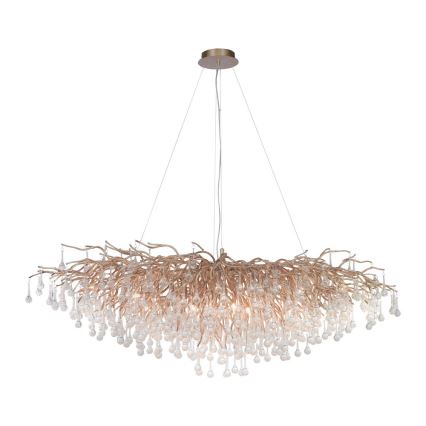 Paul Neuhaus 2031-11 - Lühter ICICLE 15xG9/40W/230V 75x150 cm messing