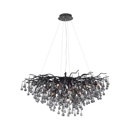 Paul Neuhaus 2192-18 - Laelühter kaabliga ICICLE 10xG9/40W/230V 50x100 cm must