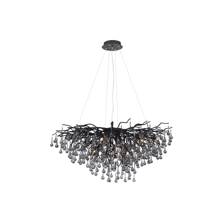 Paul Neuhaus 2192-18 - Laelühter kaabliga ICICLE 10xG9/40W/230V 50x100 cm must