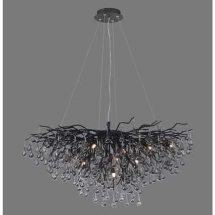 Paul Neuhaus 2192-18 - Laelühter kaabliga ICICLE 10xG9/40W/230V 50x100 cm must
