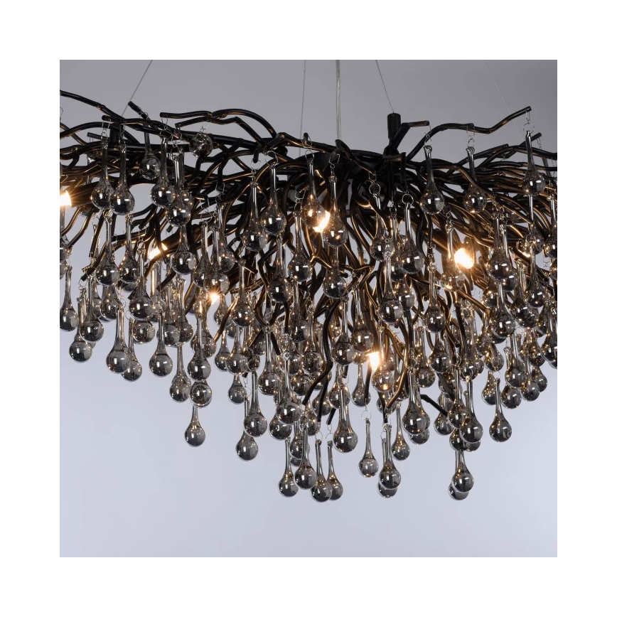 Paul Neuhaus 2192-18 - Laelühter kaabliga ICICLE 10xG9/40W/230V 50x100 cm must