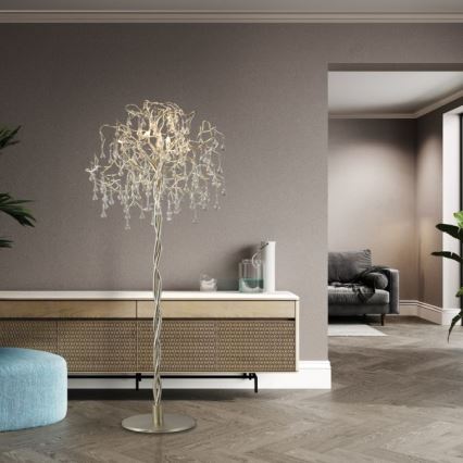 Paul Neuhaus 232-55 - Põrandalamp ICICLE 5xG9/40W230V läikiv kroom