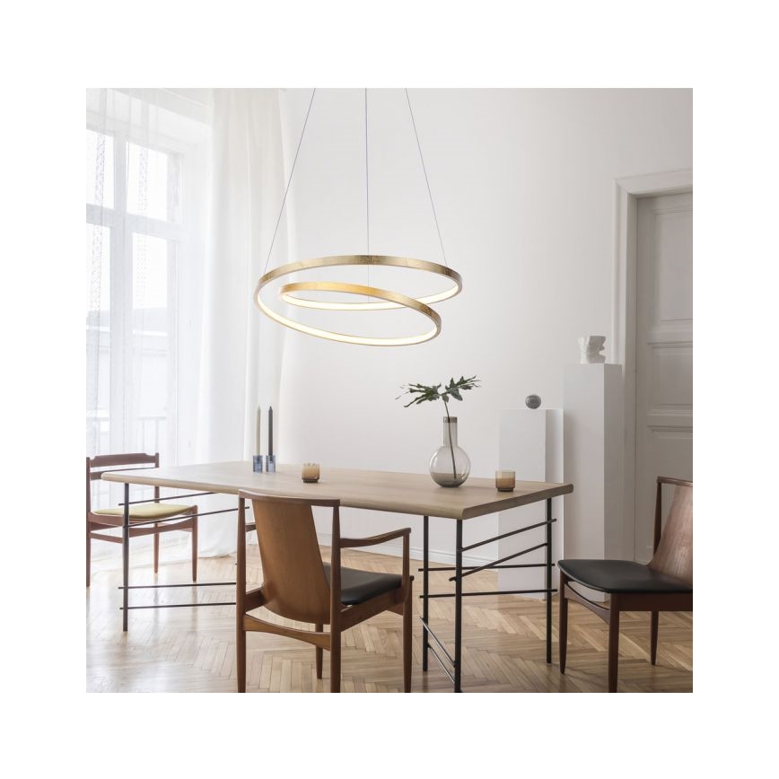 Paul Neuhaus 2472-12 - LED Hämardatav lühter ROMAN LED/30W/230V kuldne